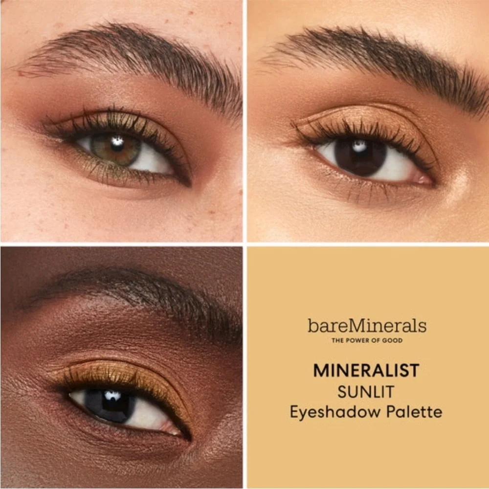 NIB bareMinerals Mineralist Eyeshadow Palette Sunlit